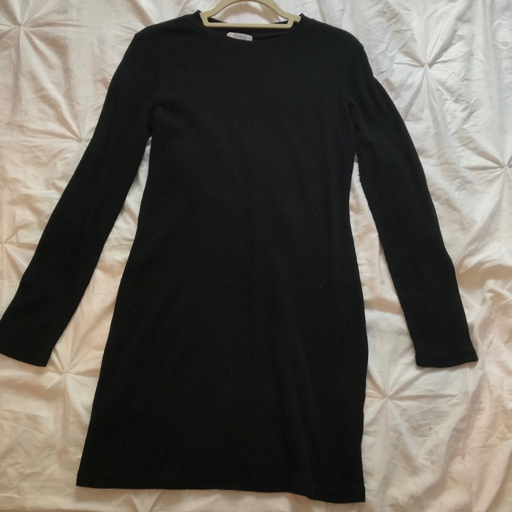 Z Supply Black Long Sleeve Dress
